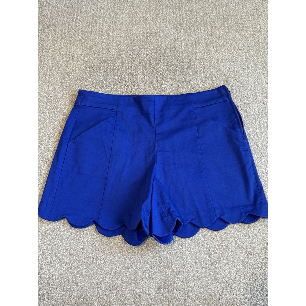 Lilly Pulitzer Women Shorts Arabeth Scallop Stretch Size 2 NWT Corsica Blue $88